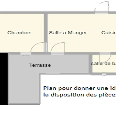 דירה F1 Plain-pied